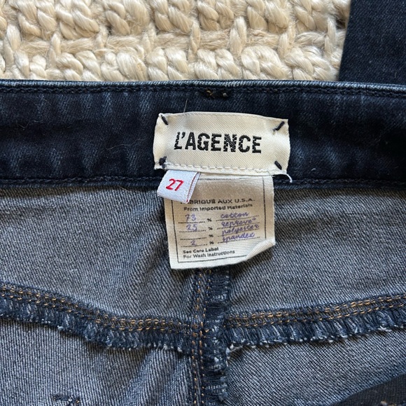 LAGENCE Margot High Rise Skinny Jeans in Ink Women's Size 27 - Picture 5 of 6